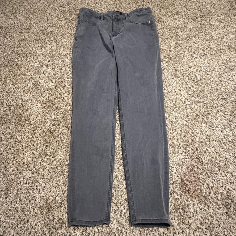 Talbots Flawless Five-Pocket Jeggings Gray Slim Fit Pants Women Size 12